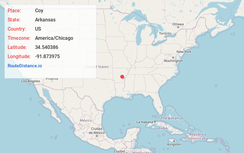 Map of Coy