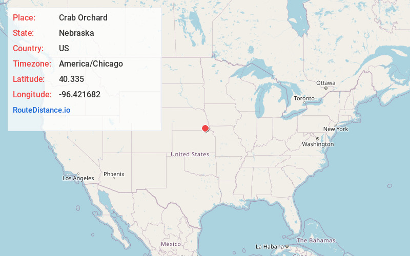 Map of Crab Orchard