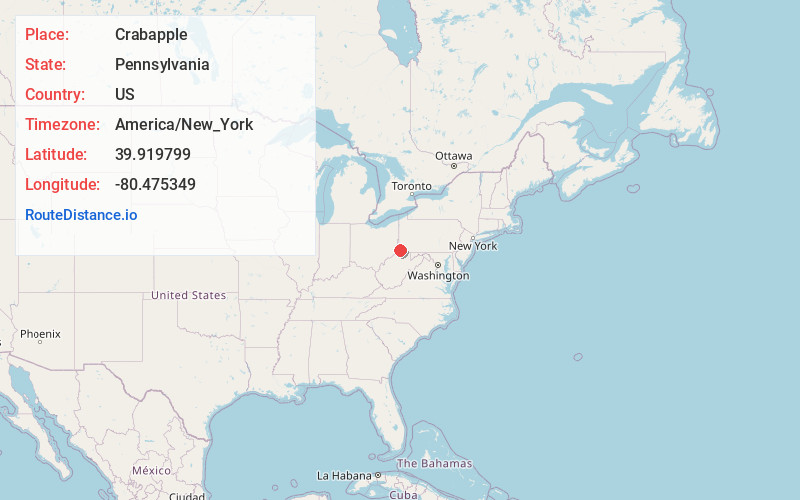 Map of Crabapple