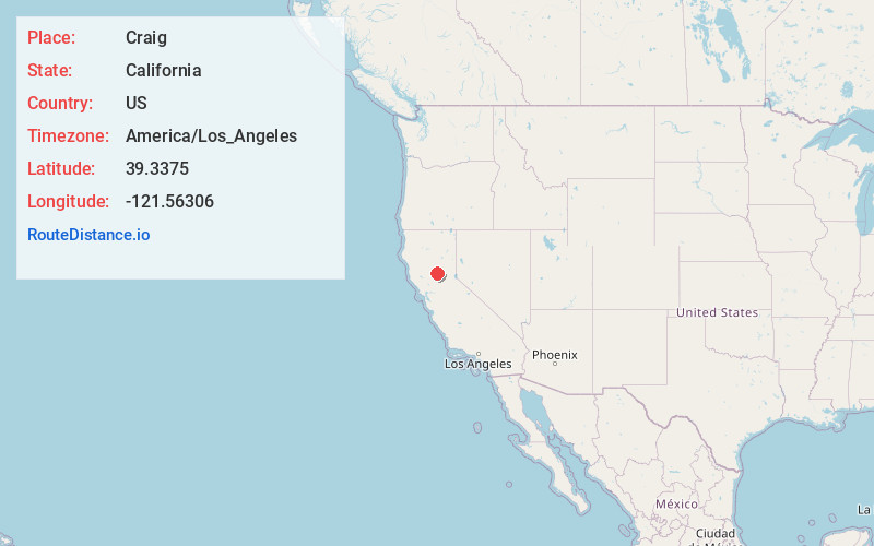 Map of Craig