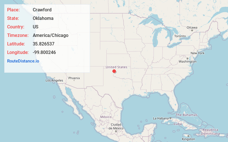 Map of Crawford