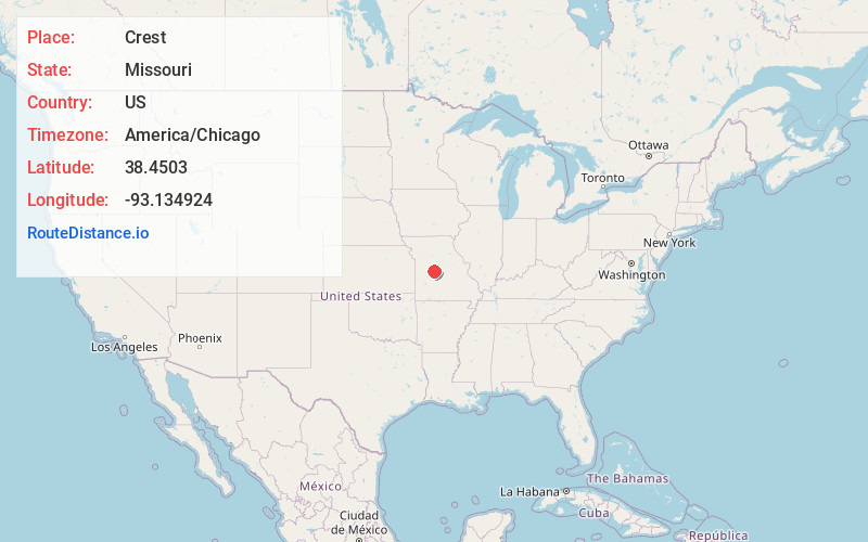 Map of Crest