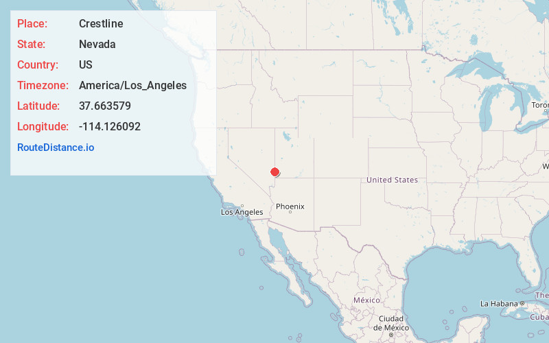 Map of Crestline