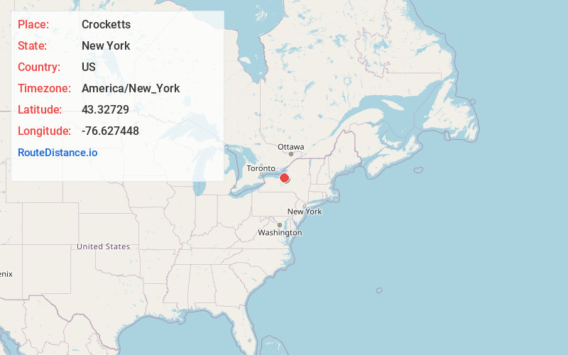 Map of Crocketts