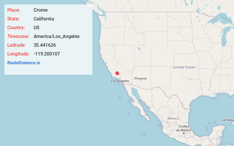 Map of Crome