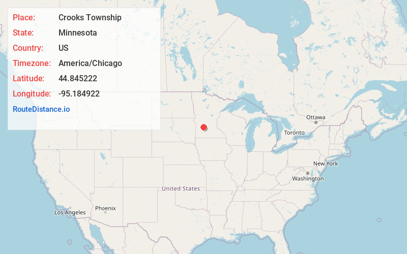 Map of Crooks Township