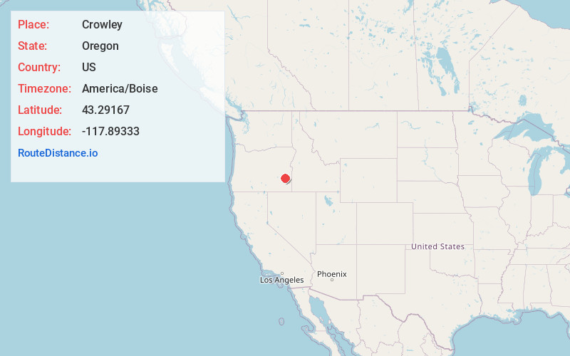 Map of Crowley