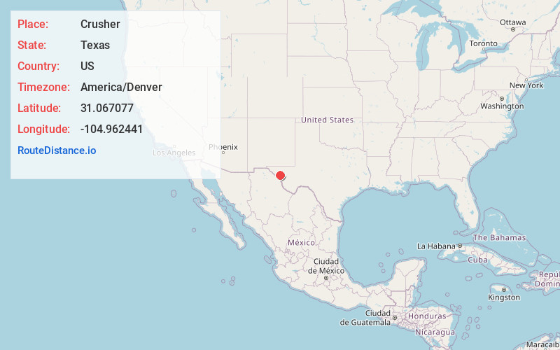 Map of Crusher
