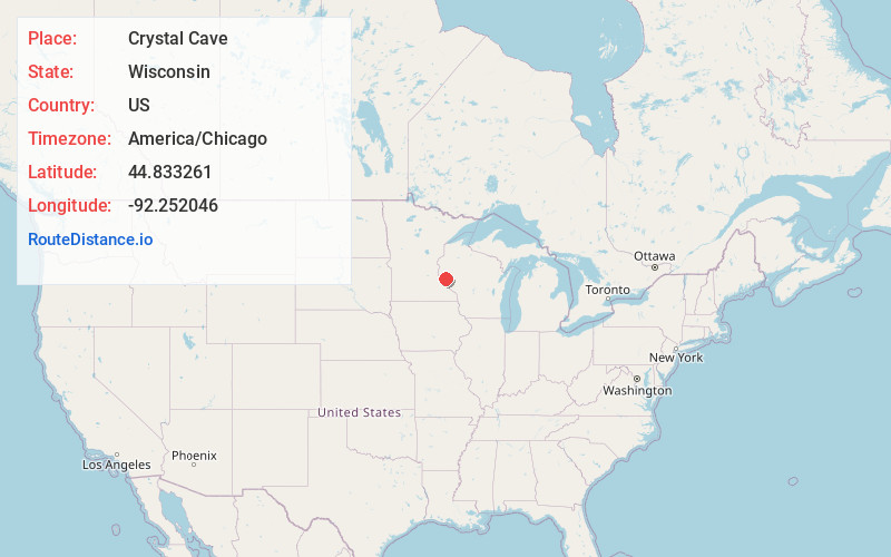 Map of Crystal Cave