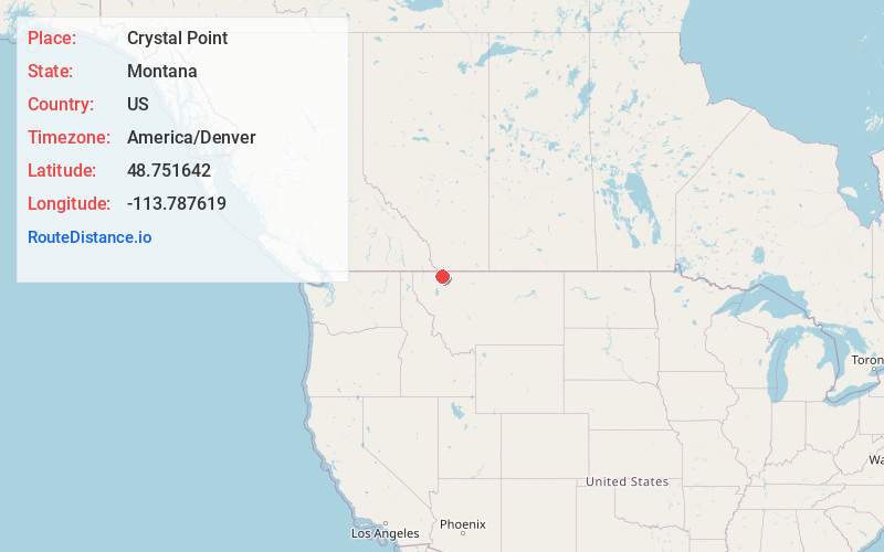 Map of Crystal Point