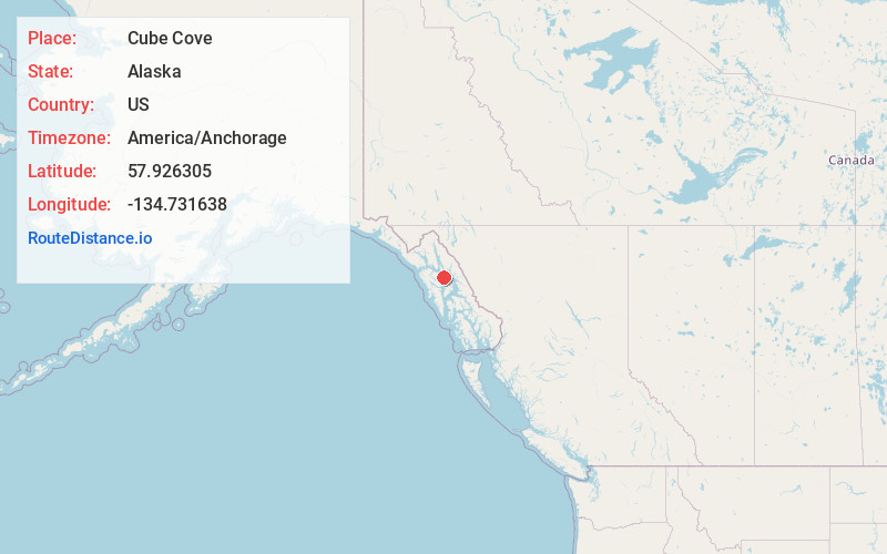 Map of Cube Cove