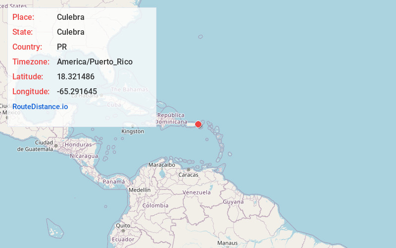 Map of Culebra