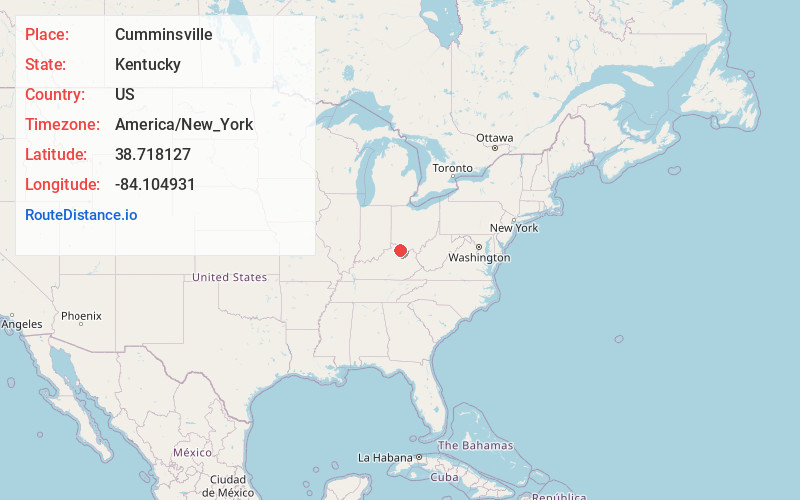 Map of Cumminsville