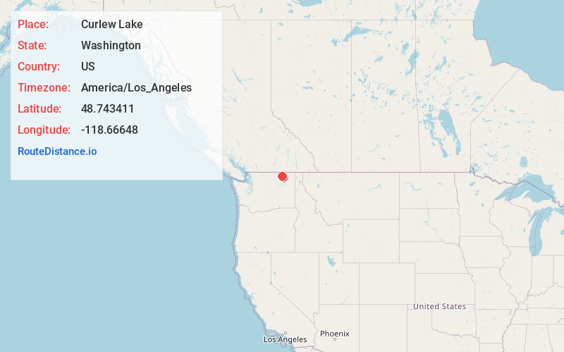 Map of Curlew Lake