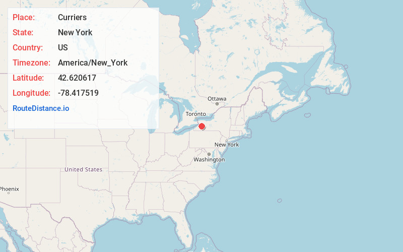 Map of Curriers