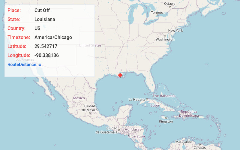 Map of Cut Off