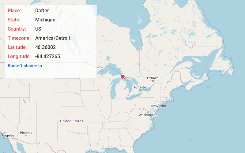 Map of Dafter