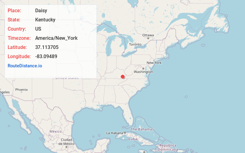 Map of Daisy