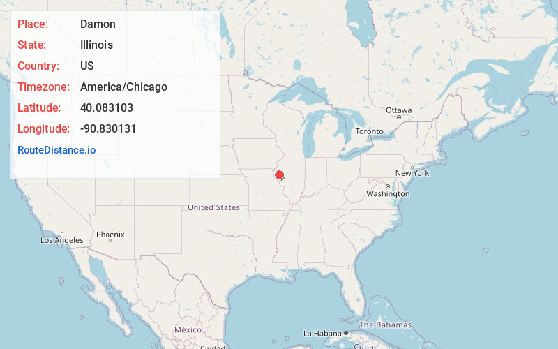 Map of Damon