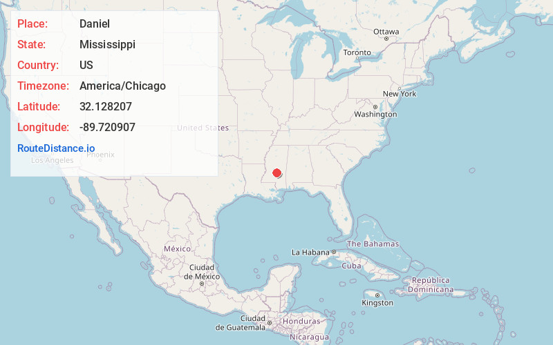 Map of Daniel