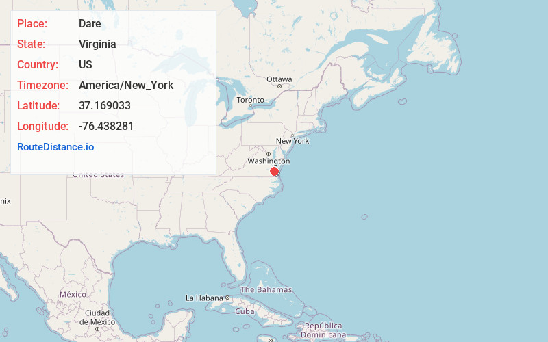 Map of Dare