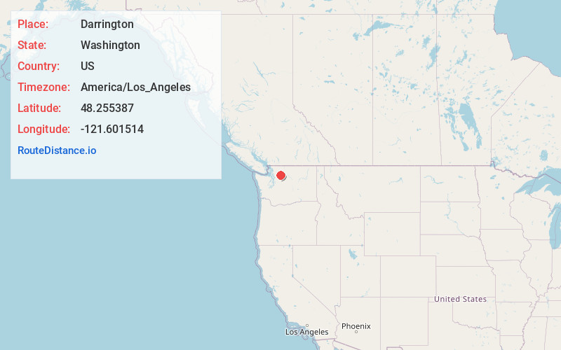 Map of Darrington