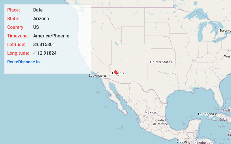 Map of Date