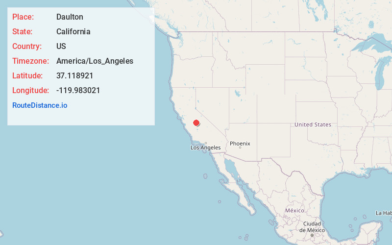 Map of Daulton