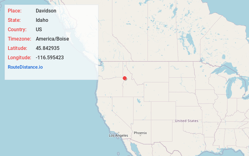 Map of Davidson