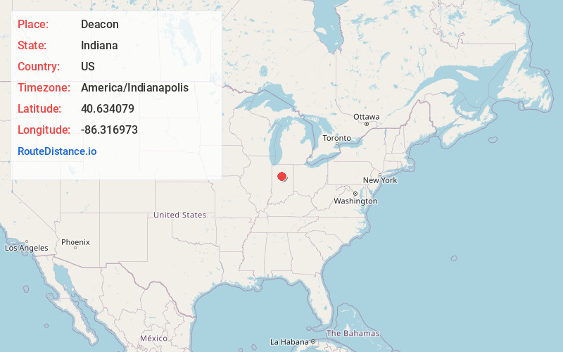Map of Deacon