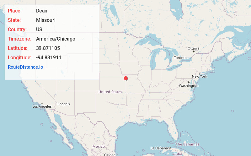 Map of Dean