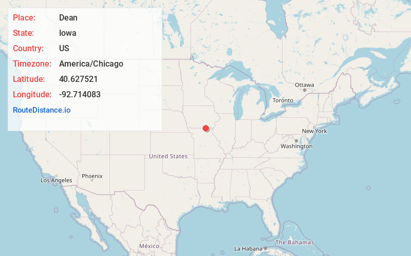 Map of Dean