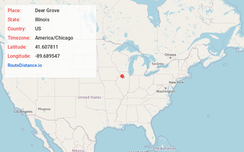 Map of Deer Grove