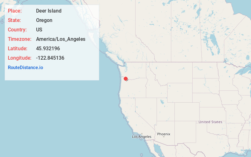 Map of Deer Island
