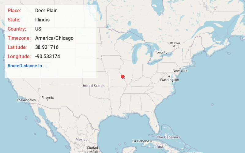 Map of Deer Plain