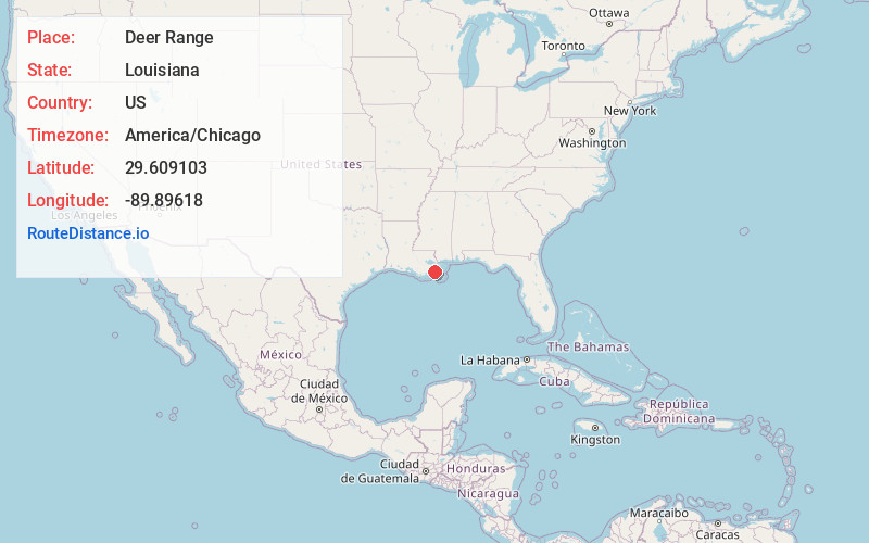 Map of Deer Range