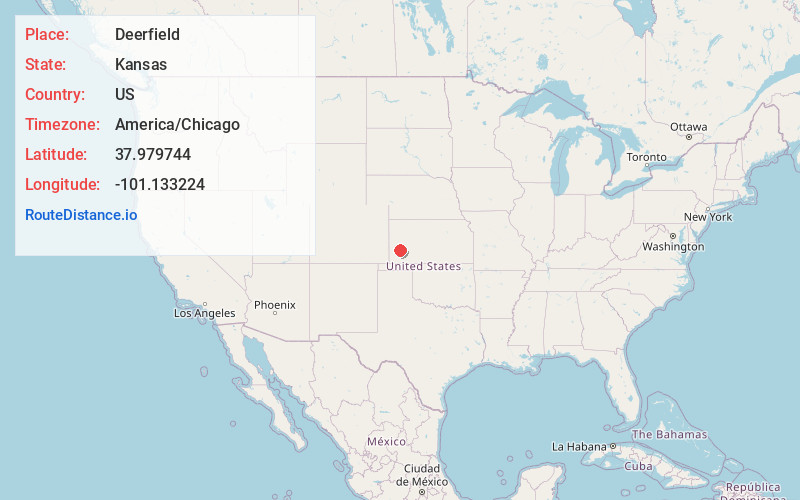 Map of Deerfield