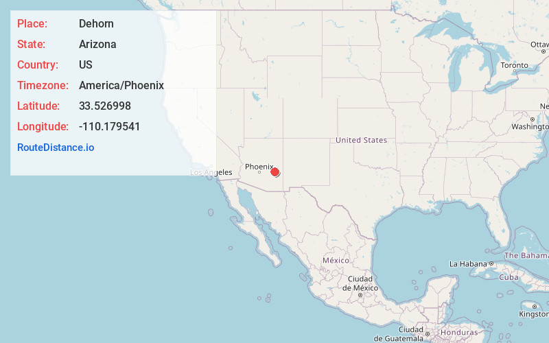 Map of Dehorn