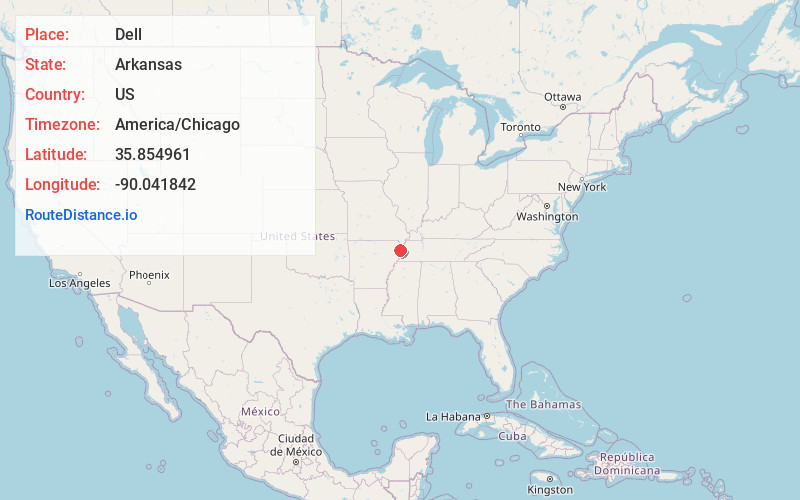 Map of Dell