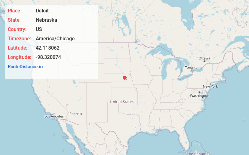 Map of Deloit