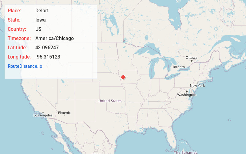 Map of Deloit