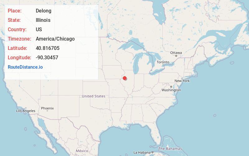 Map of Delong