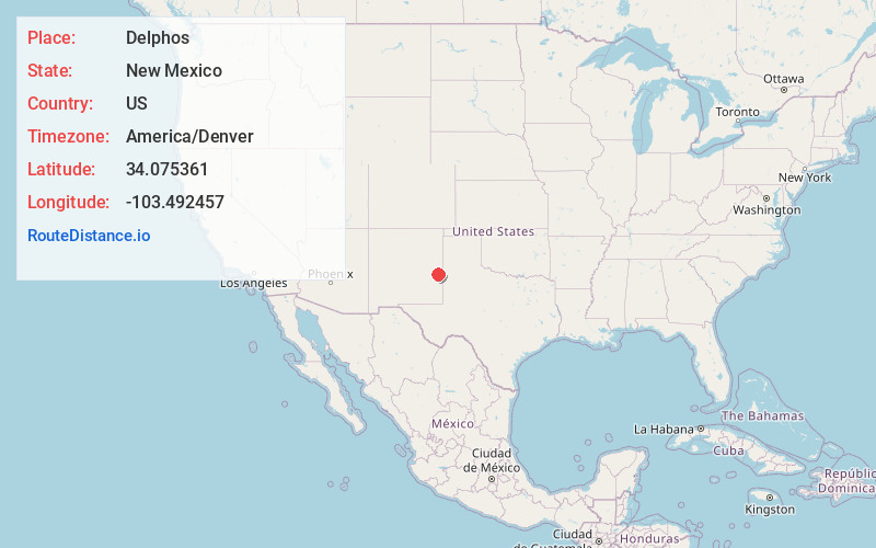 Map of Delphos