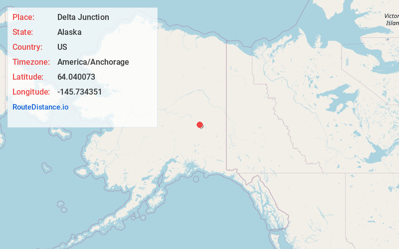 Map of Delta Junction