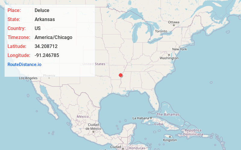 Map of Deluce