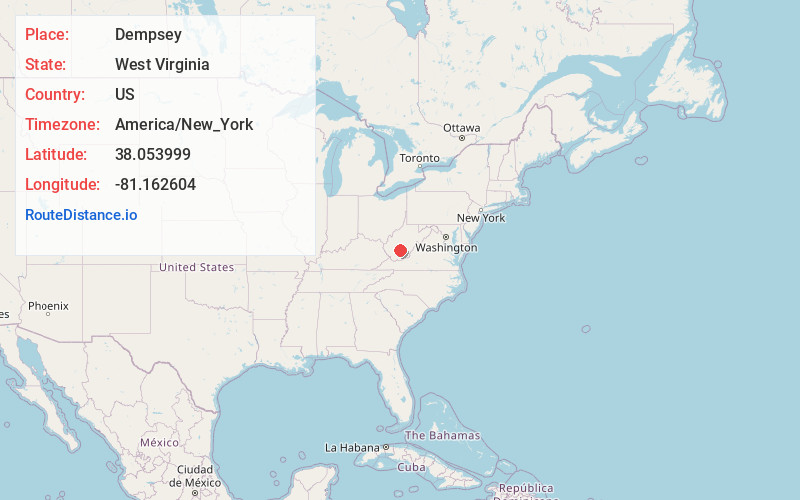 Map of Dempsey