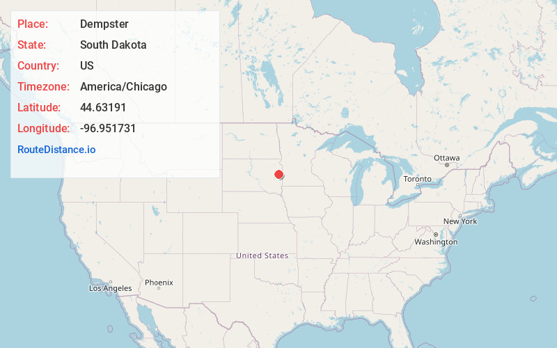 Map of Dempster