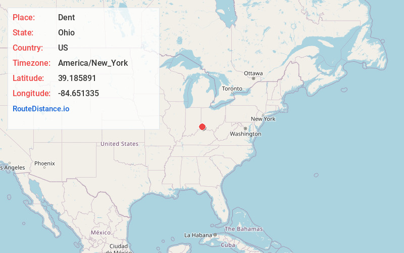 Map of Dent