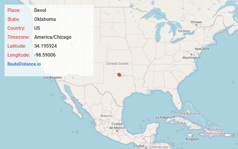 Map of Devol