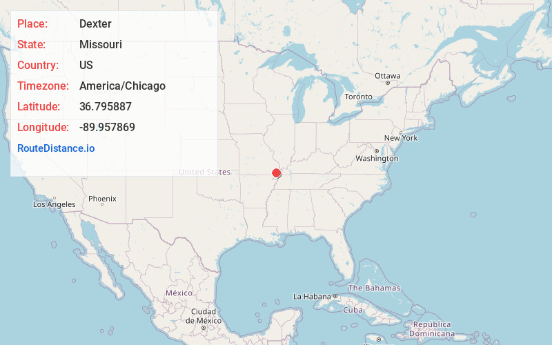 Map of Dexter